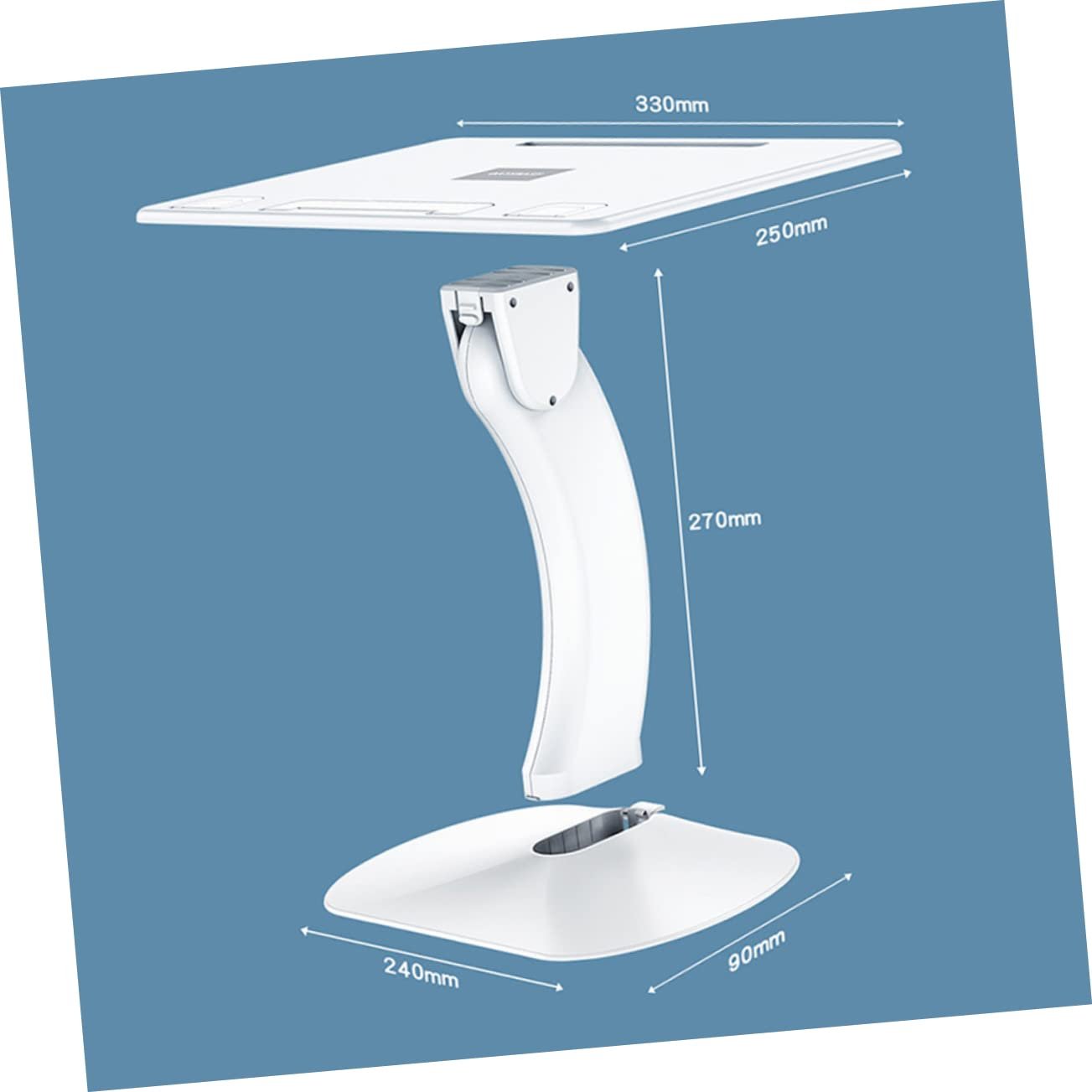 Підставка для ноутбука Регульована Ергономічна Складана Стабільна для навчання та читання Сумісна з усіма ноутбуками, фото №9