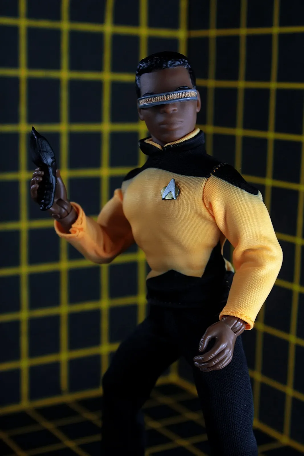 Фігурка Mego Star Trek Geordi La Forge 20 см 14 точок артикуляції, фото №9