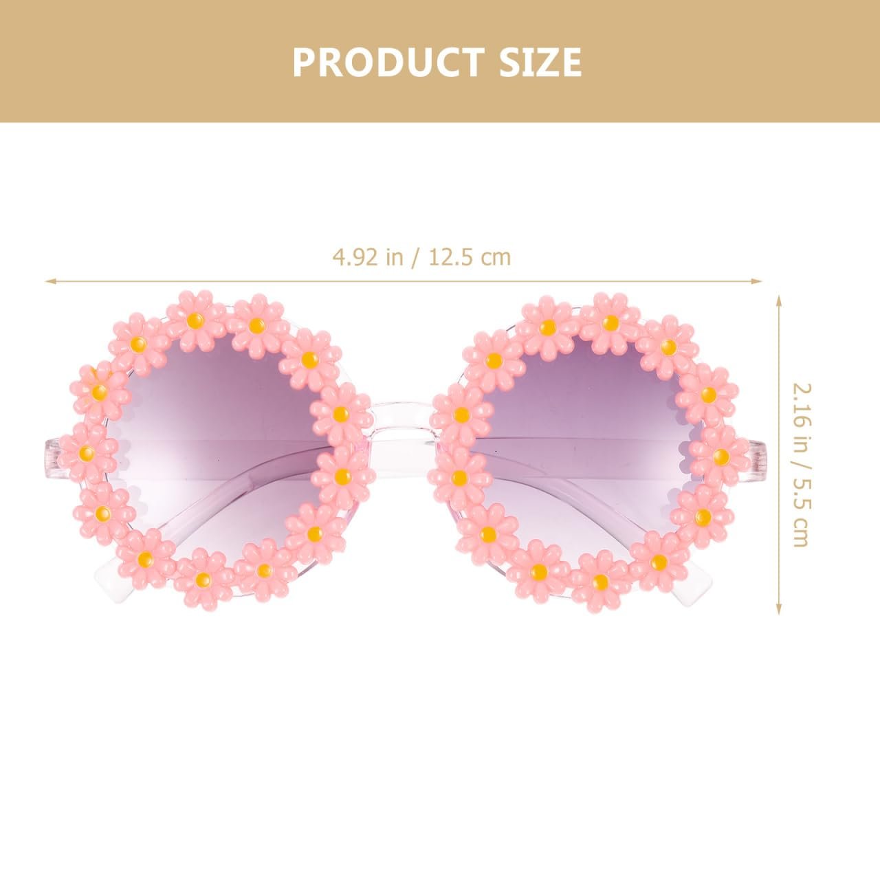 Сонцезахисні окуляри жіночі VALICLUD Соняшник Дейзі Квіткові, фото №3
