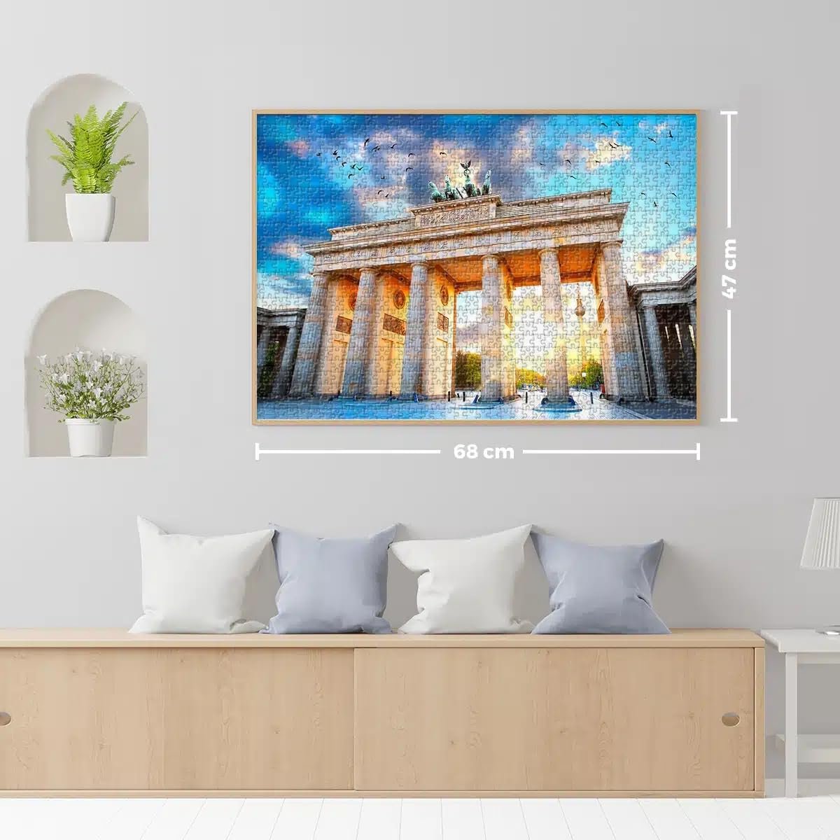 Пазл Roovi Discover Europe Brandenburg Gate 1000 елементів, фото №3 Пазл Roovi Discover Europe Brandenburg Gate 1000 елементів, фото №3