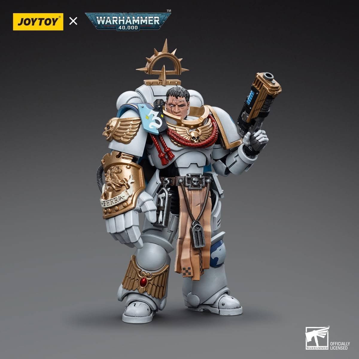 Екшн-фігурка JoyToy × Warhammer 40k Space Marines White Consuls Captain Messinius, фото №4