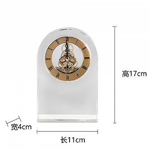 Настольные часы Yixinzi-2024 Хрустальные, тихие, серебряный цена на synthetic.ua - Фото 1 Настольные часы Yixinzi-2024 Хрустальные, тихие, серебряный synthetic.ua - Фото 1