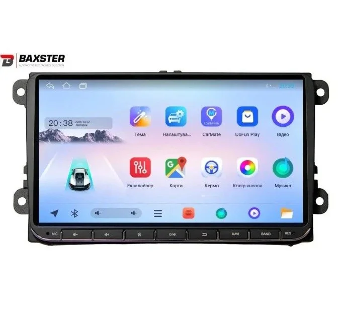 Штатная магнитола Baxster TS-912 VW universal 1/32 (Volkswagen \ Skoda \ Seat), фото №2