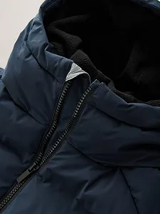 Водонепроницаемая стеганная куртка с флисовой подкладкой Next для мальчиков synthetic.ua - Фото 1