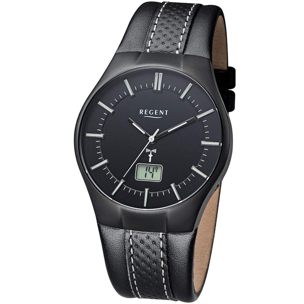 Чоловічий годинник Regent Аналогово-цифровий Кварцовий зі шкіряним ремінцем FR-216, фото №1 Чоловічий годинник Regent Аналогово-цифровий Кварцовий зі шкіряним ремінцем FR-216, фото №1