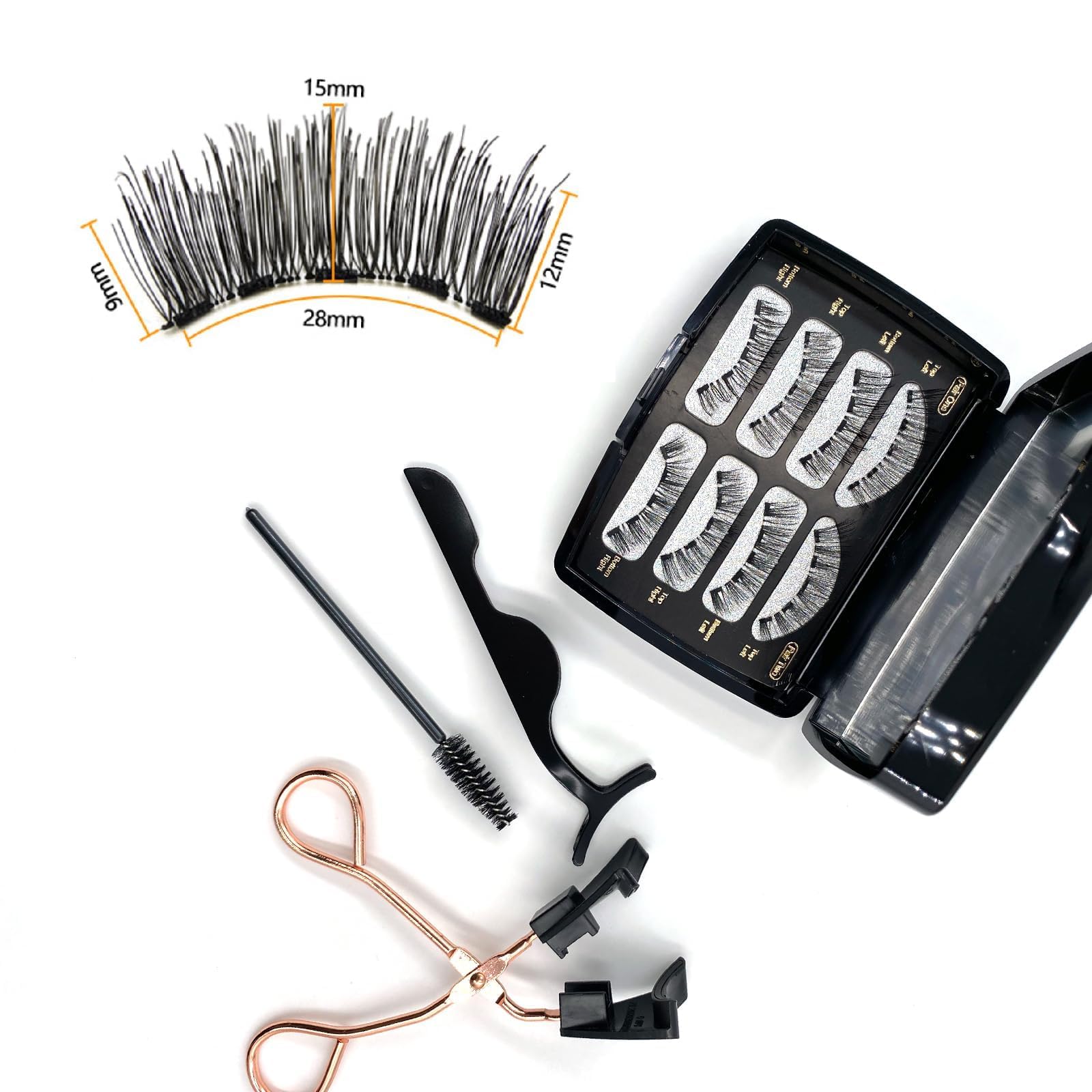 Набір Magnetic Eyelash Lifting Магнітні вії природний вигляд багаторазові без клею легко використовувати, фото №3