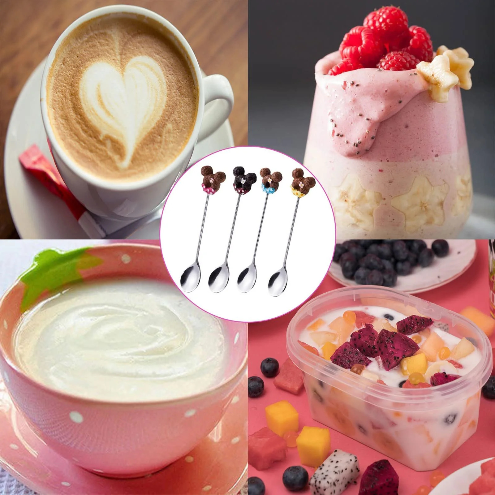 Ложка Кавова 6 шт. Doughnut Форма з нержавіючої сталі, фото №7