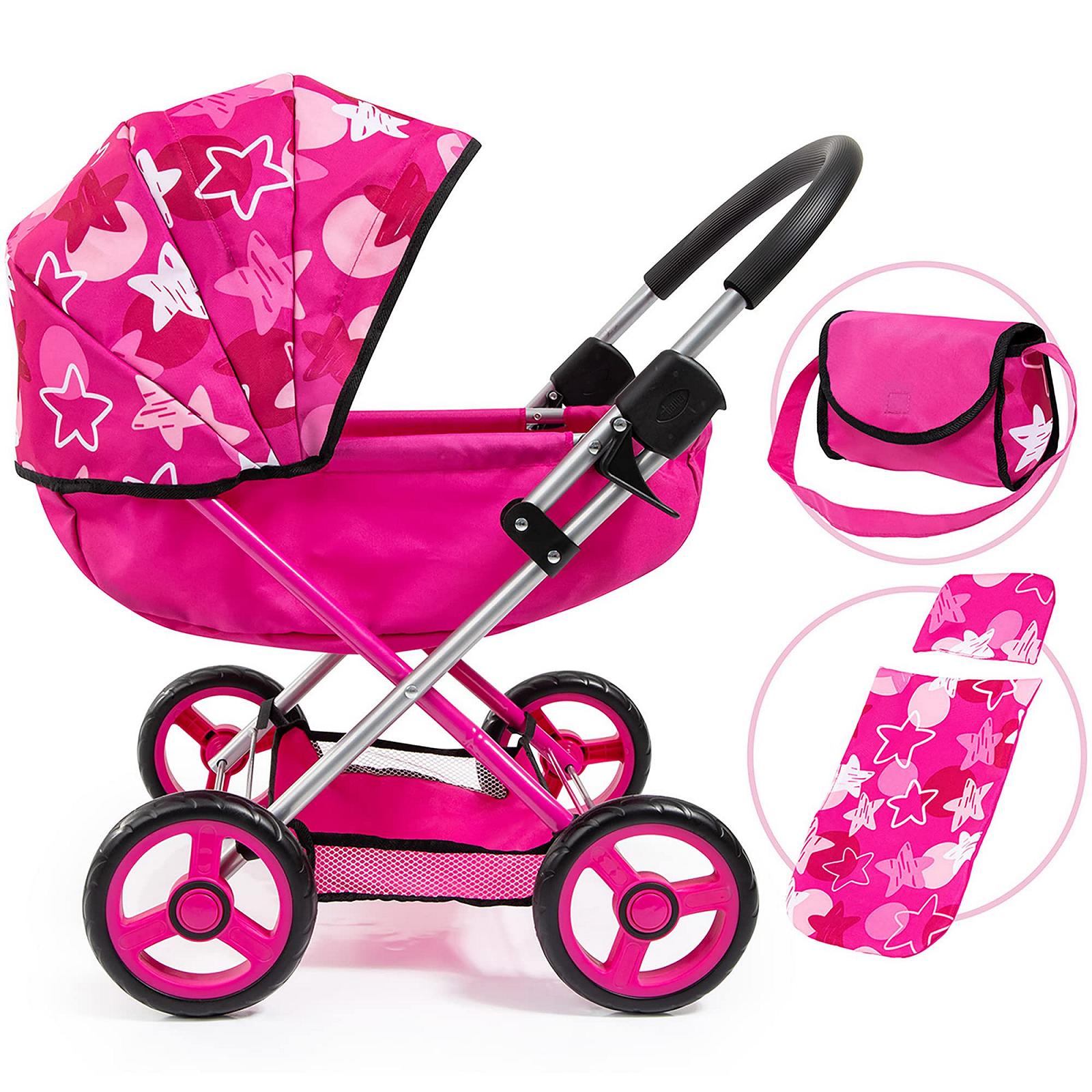 Детская коляска Bayer Design Cosy 12749AA с интегрированной корзиной, складывающаяся с одеялом, подушкой и сумкой, фото №1