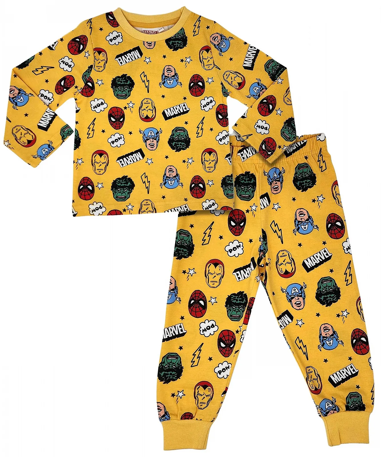 Піжама Marvel Spiderman Hulk Iron Man & Captain America З довгими рукавами, фото №1