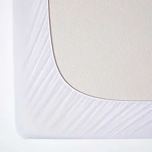 Наматрасник Homescapes для аллергиков 90 x 200 см, гипоаллергенный защитный наматрасник с бортиком, антибактериальный synthetic.ua - Фото 1