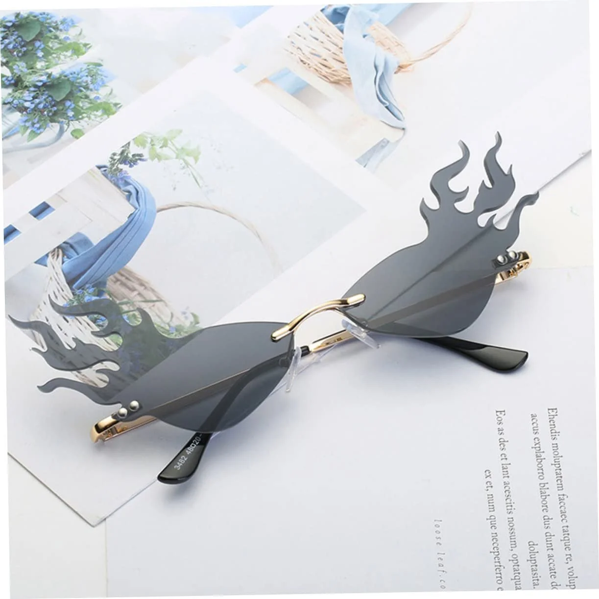 Солнцезащитные очки Без рамки PACKOVE Модные очки для женщин, 8 шт,, фото №2