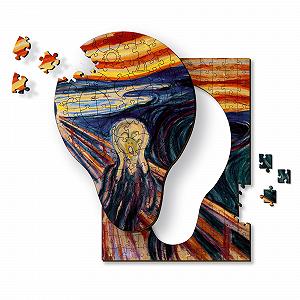 Дерев'яний пазл Trefl Artistic Wooden Puzzle The Scream, Edvard Munch 200 елементів - Фото 1
