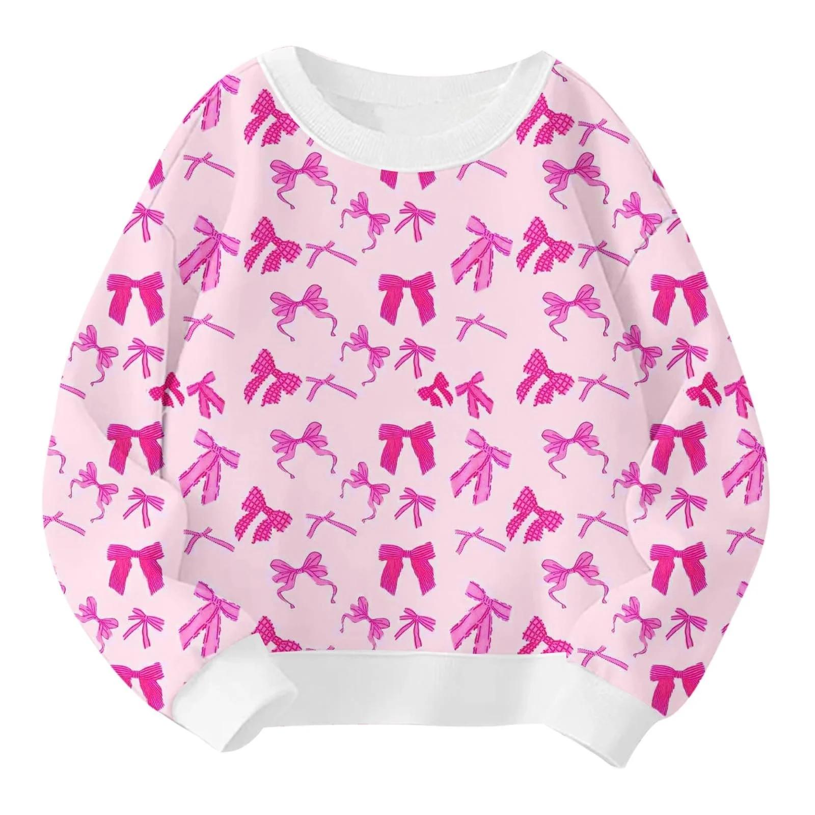 Пуловер для мальчиков и девочек, Толстовки и свитшоты для малышей, детский пуловер с принтом, повседневная мягкая удобная верхняя одежда с длинными рукавами для ежедневного использования осенью/зимой, размер 134, фото №1
