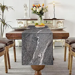 Ранер Modern Living Room Stripes Fine Marble Decorative Чорна 40 x 140 см ціна на synthetic.ua - Фото 1 Ранер Modern Living Room Stripes Fine Marble Decorative Чорна 40 x 140 см synthetic.ua - Фото 1