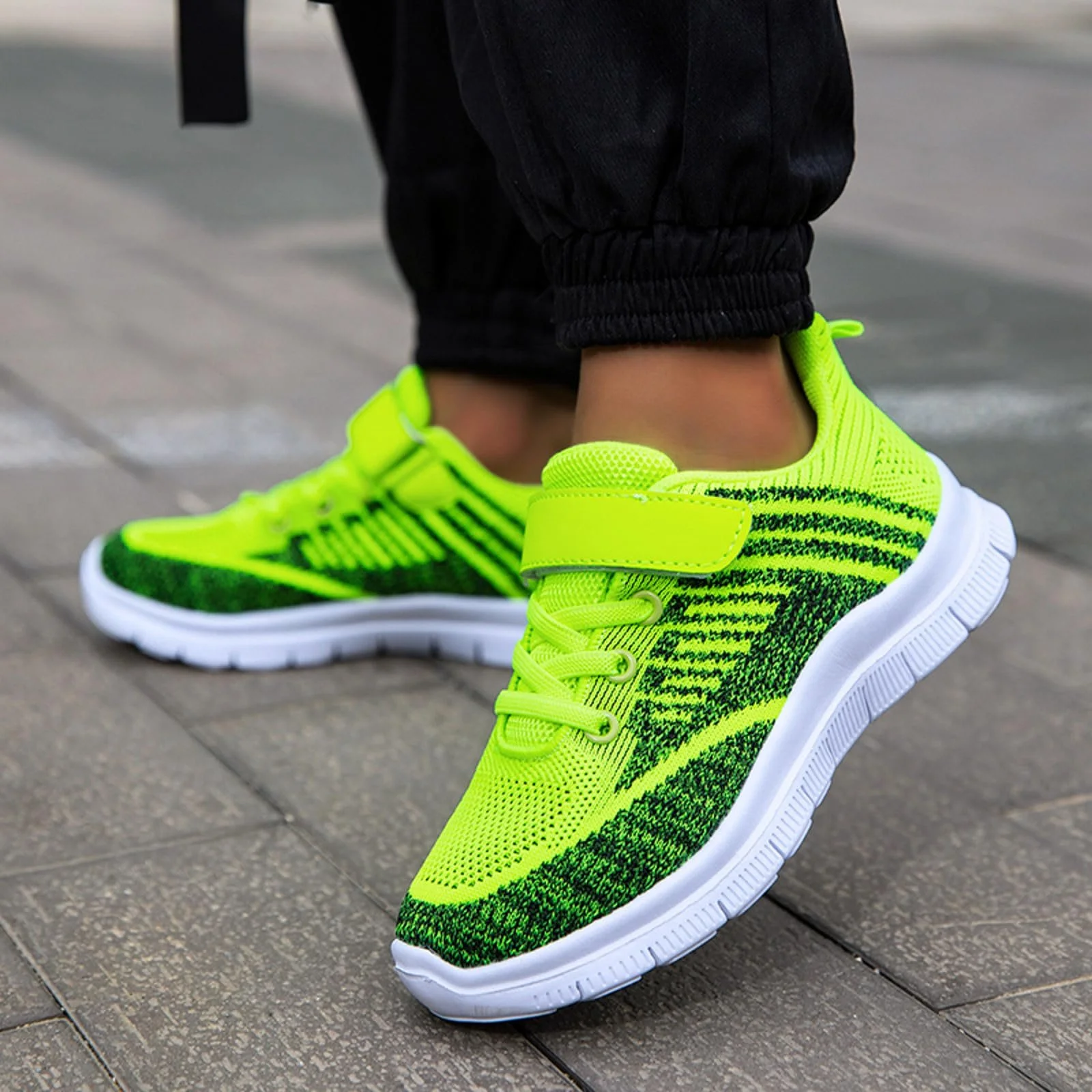 Спортивная обувь Детская для мальчиков и девочек Модная всесезонная обувь для помещений Кроссовки Легкие сетчатые кроссовки для бега по дороге Дышащие кроссовки Плоская толстая основа Нескользящие кроссовки, фото №3 Спортивная обувь Детская для мальчиков и девочек Модная всесезонная обувь для помещений Кроссовки Легкие сетчатые кроссовки для бега по дороге Дышащие кроссовки Плоская толстая основа Нескользящие кроссовки, фото №3