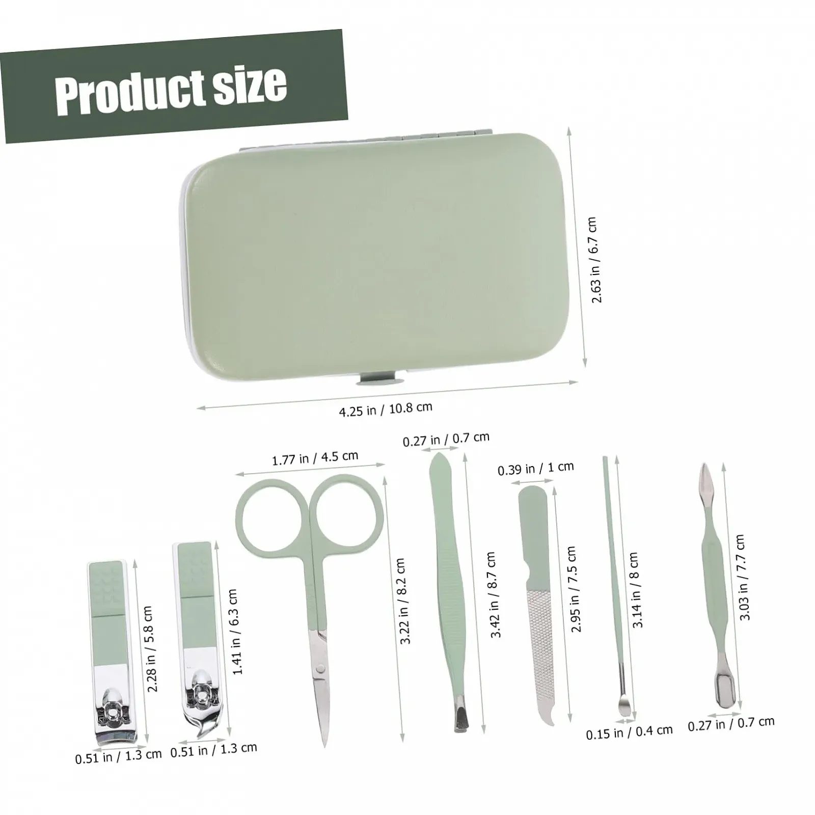 Набор для маникюра CALLARON Многофункциональный, фото №8