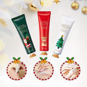 Мини-набор кремов для рук, набор кремов для рук, 3 шт. Зимний крем для рук для очень сухой кожи рук, небольшой подарочный набор для женщин и мужчин, увлажняющий крем для рук и ног, рождественские подарки synthetic.ua - Фото 1