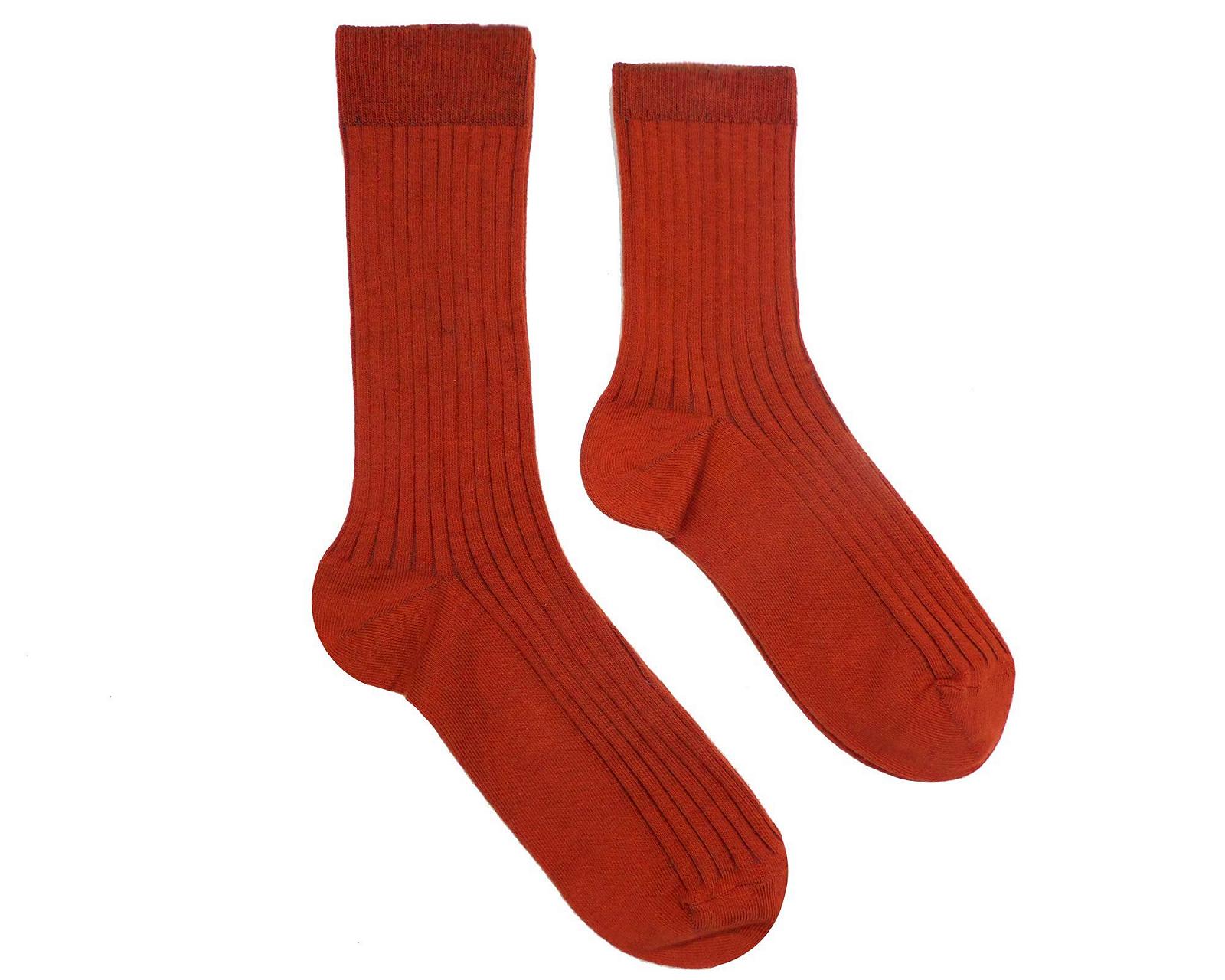 Носки Weri Spezials Хлопковые в рубчик Разные натуральные цвета, фото №1