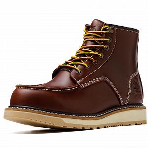 Ботинки Epochsaga Work Soft Moc Toe 6 дюймов Brown/Black - Фото 1