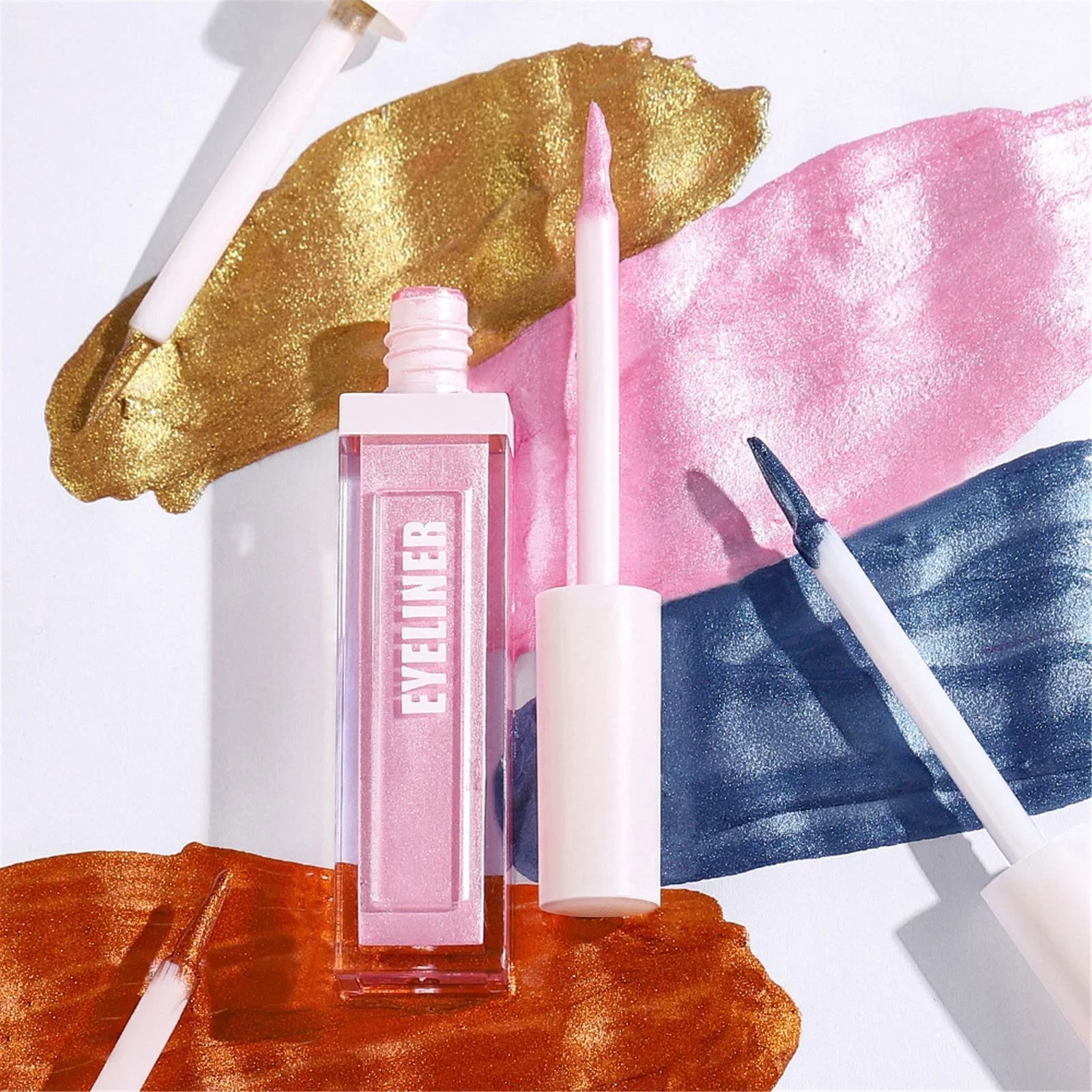 Підводка для очей Рідка Швидковисихаюча  3 мл (світло-блакитний), фото №5