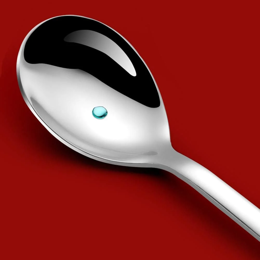 Ложка AXspeed Різдвяна, набір з 6 штук, з нержавіючої сталі, фото №4