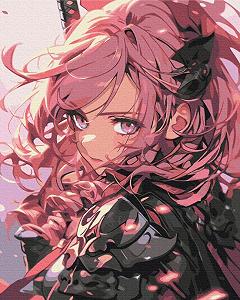 BS53827 Набір розмальовка за номерами Принцеса воїн Без коробки - Фото 1