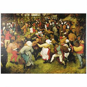 Пазл MyPuzzle MyPuzzle Special Collection by Æpyornis The Wedding Dance in The Open Air, 1566, by Pieter Bruegel The Elder Премиум 1000 элементов - Фото 1