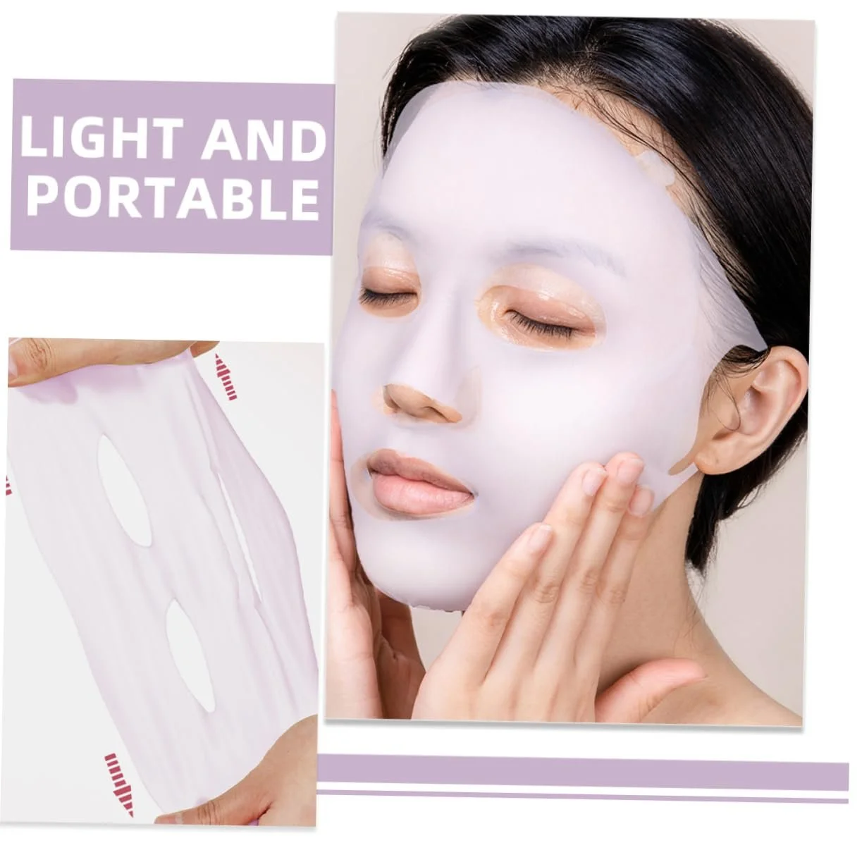 Маска для лица Healvian Силиконовая Многоразовая Набор из 3 штук, фото №8