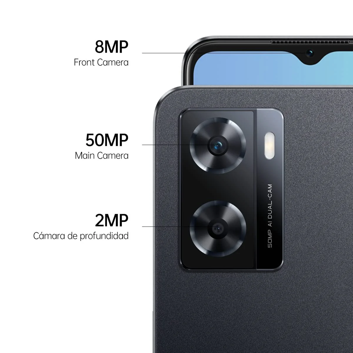 Смартфон Oppo A57s Dual 4/128GB Starry Black, фото №3