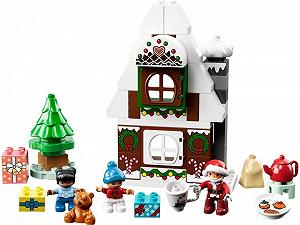 Детские конструкторы LEGO Duplo Пряничный домик Санты 50 деталей 10976 synthetic.ua - Фото 1