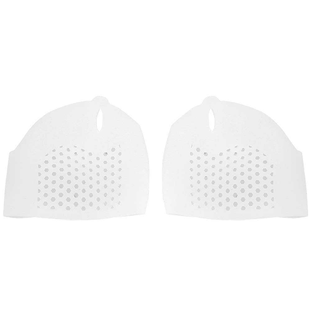 2 цвета Hallux Valgus Bunion, корректор Hallux Valgus, многоразовый силикон для защиты передней части стопы, молоткообразные пальцы, когтистые пальцы (белый), фото №4