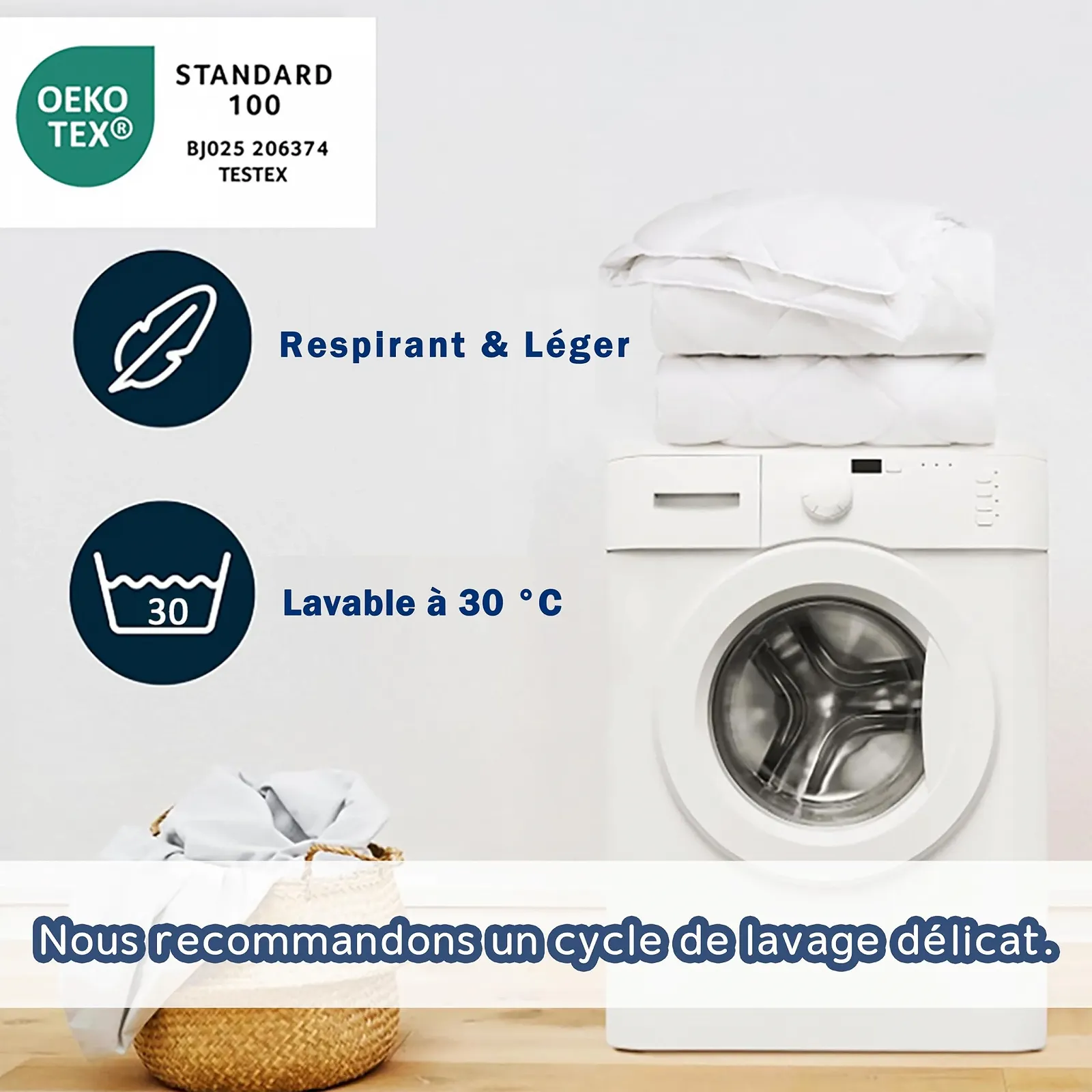 Покривало HIG 240 x 260 см + 2 наволочки 65 x 65 см, зелена, фото №8