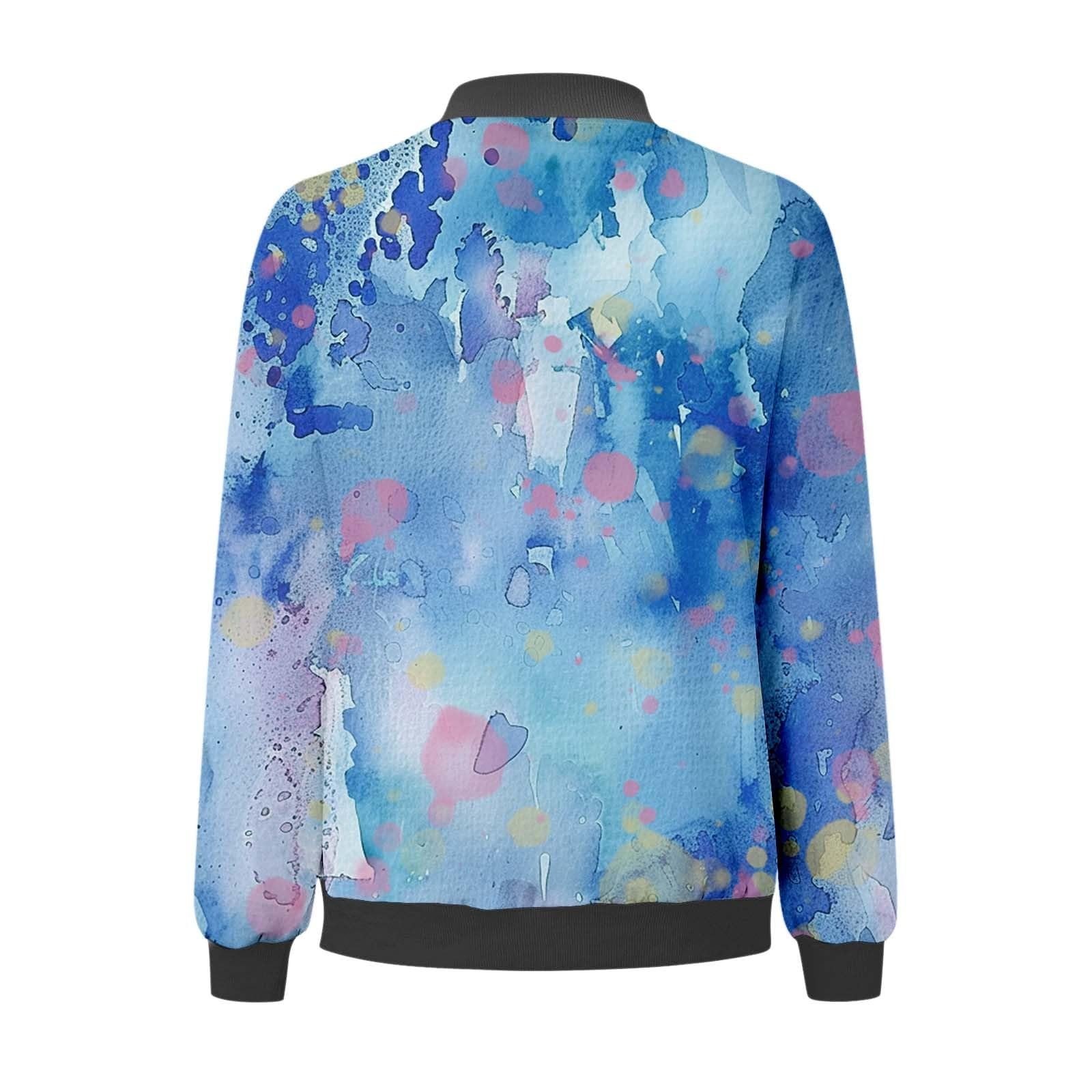 Женская Куртка-Бомбер Элегантная Летняя Модная Короткая Цветочная Переходная Винтажная Блузон, фото №3 Женская Куртка-Бомбер Элегантная Летняя Модная Короткая Цветочная Переходная Винтажная Блузон, фото №3