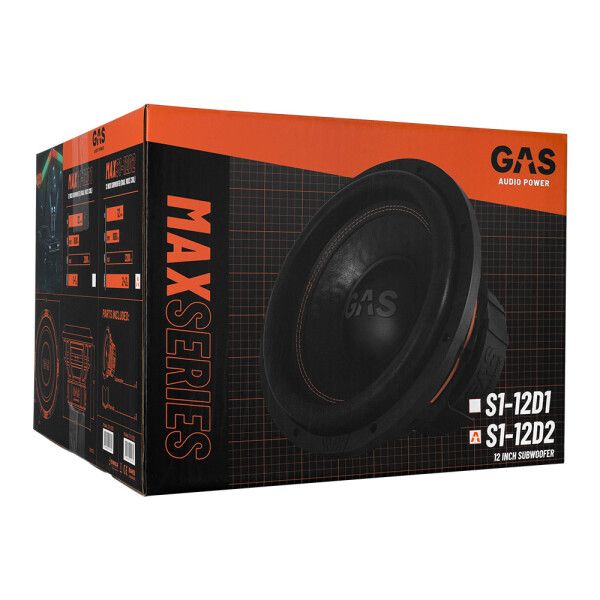 Автосабвуфер GAS S1-12D2, фото №8