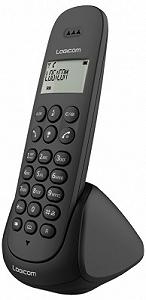 Стаціонарний бездротовий телефон Logicom Aura 100 чорний Стаціонарний бездротовий телефон Logicom Aura 100 чорний