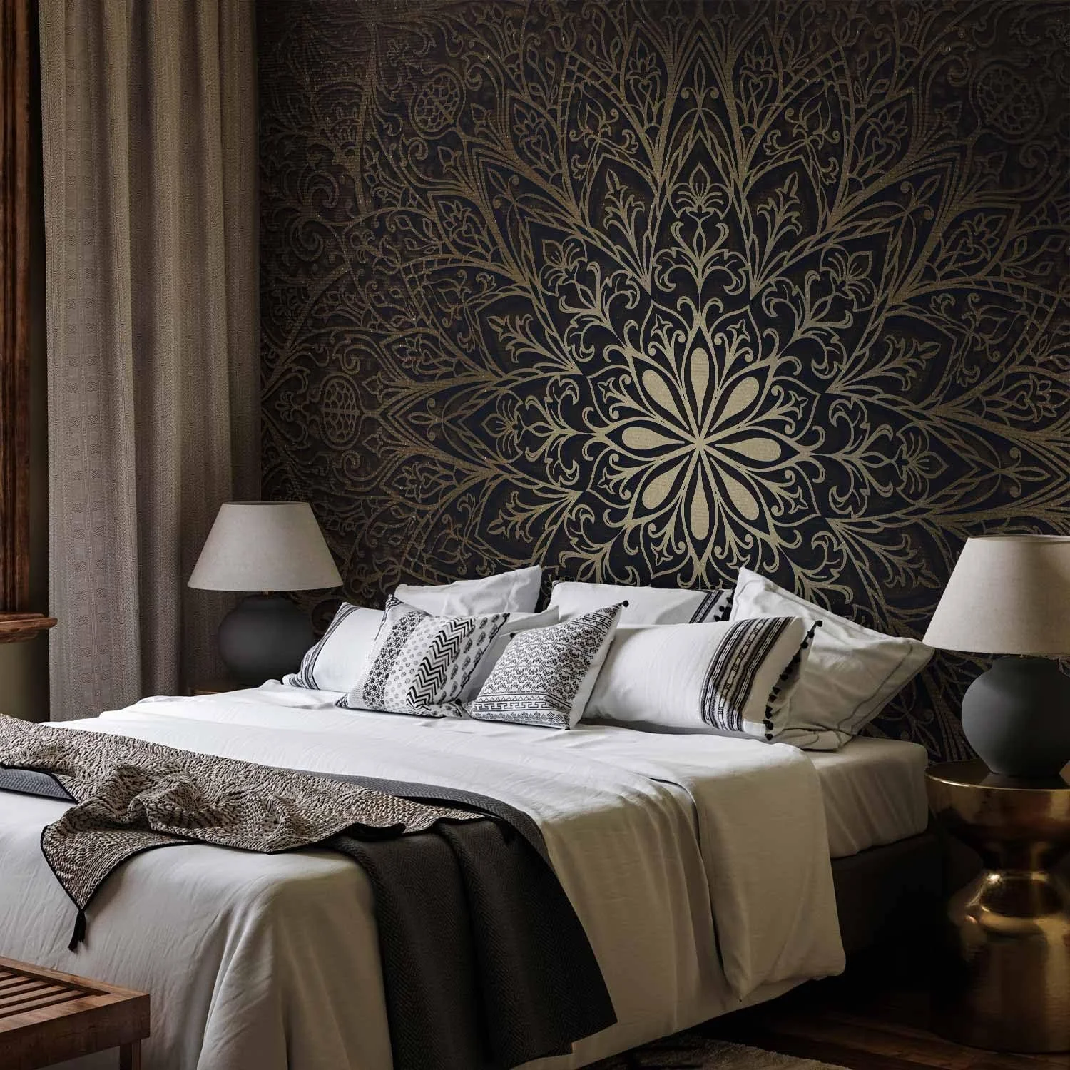 Фотошпалери murando Mandala 300 x 210 см Флізелінові 3D ефект, фото №5