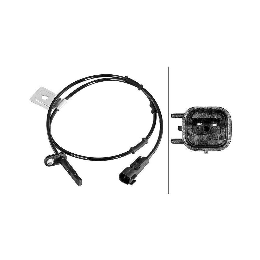 Датчик частоти обертання колеса HELLA 6PU 358 218-591 для GENERAL MOTORS, передній міст, фото №1