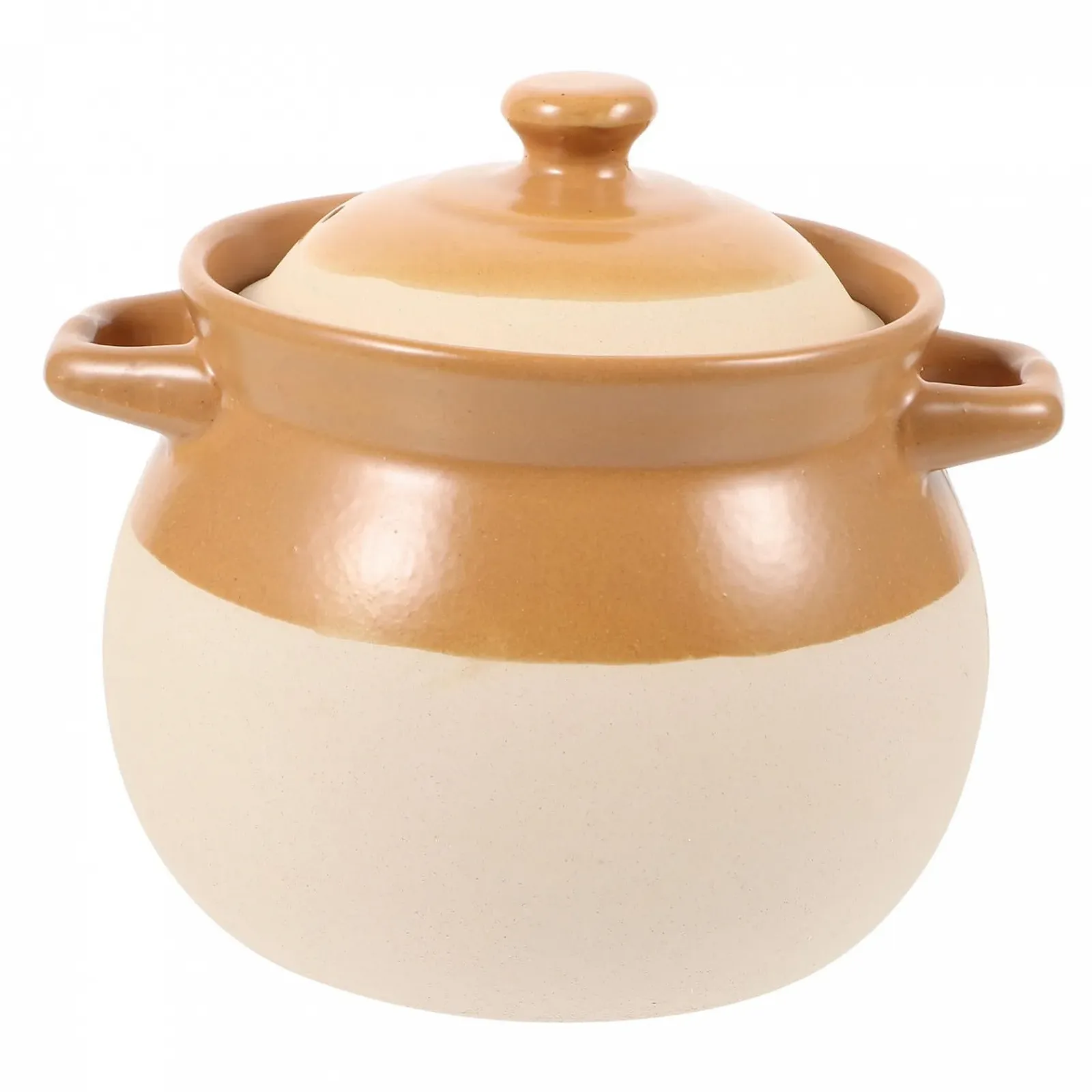 Кастрюля Toyvian Vintage керамическая с ручкой термостойкая, фото №1