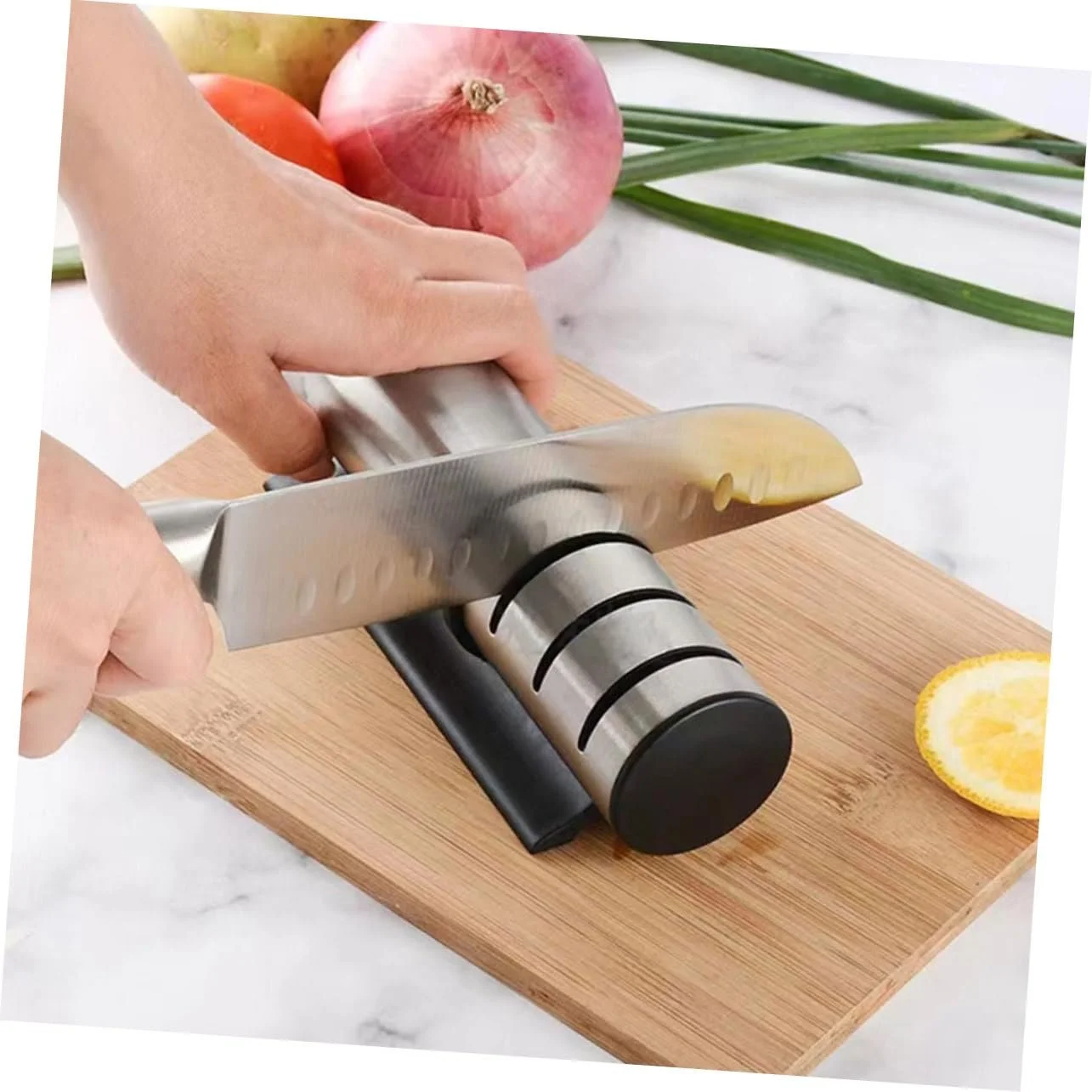 Точилка для кухонных ножей BESTYASH профессиональная, износостойкая, фото №7