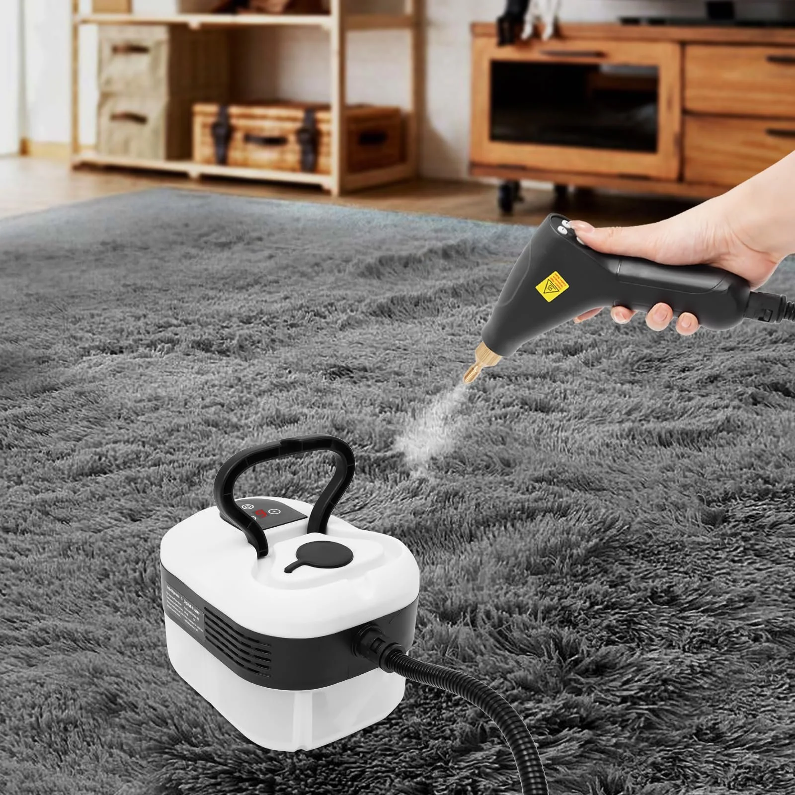 Портативний пароочисник 1500 Вт 1,2 л 6 рівнів, фото №7 Портативний пароочисник 1500 Вт 1,2 л 6 рівнів, фото №7