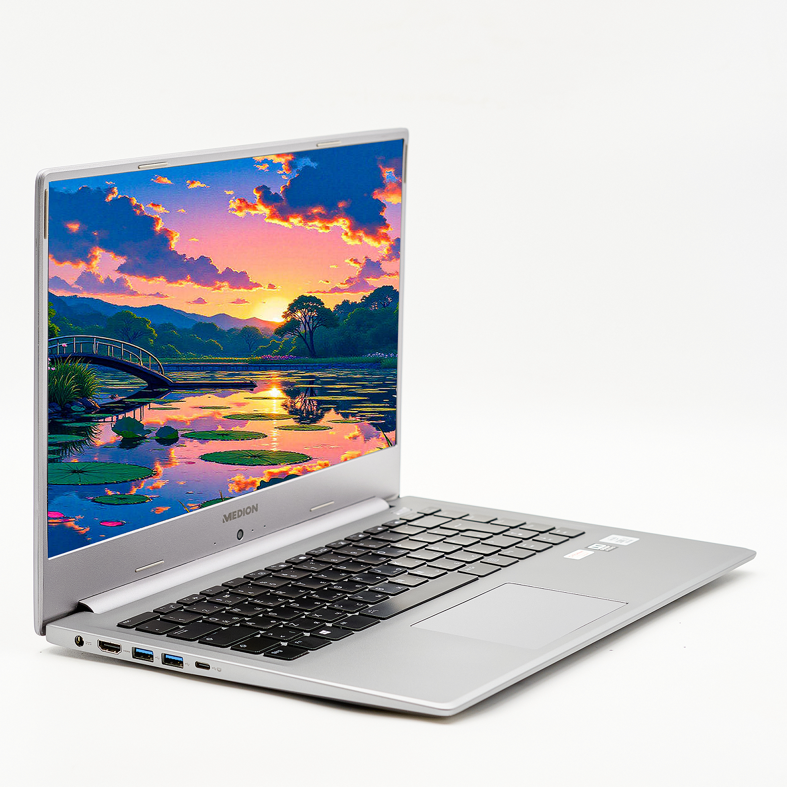 Ноутбук Medion Akoya S15447 Intel Core i7-10510U 32 ГБ RAM 512 ГБ SSD Intel Graphics Металлический корпус Win10, фото №2