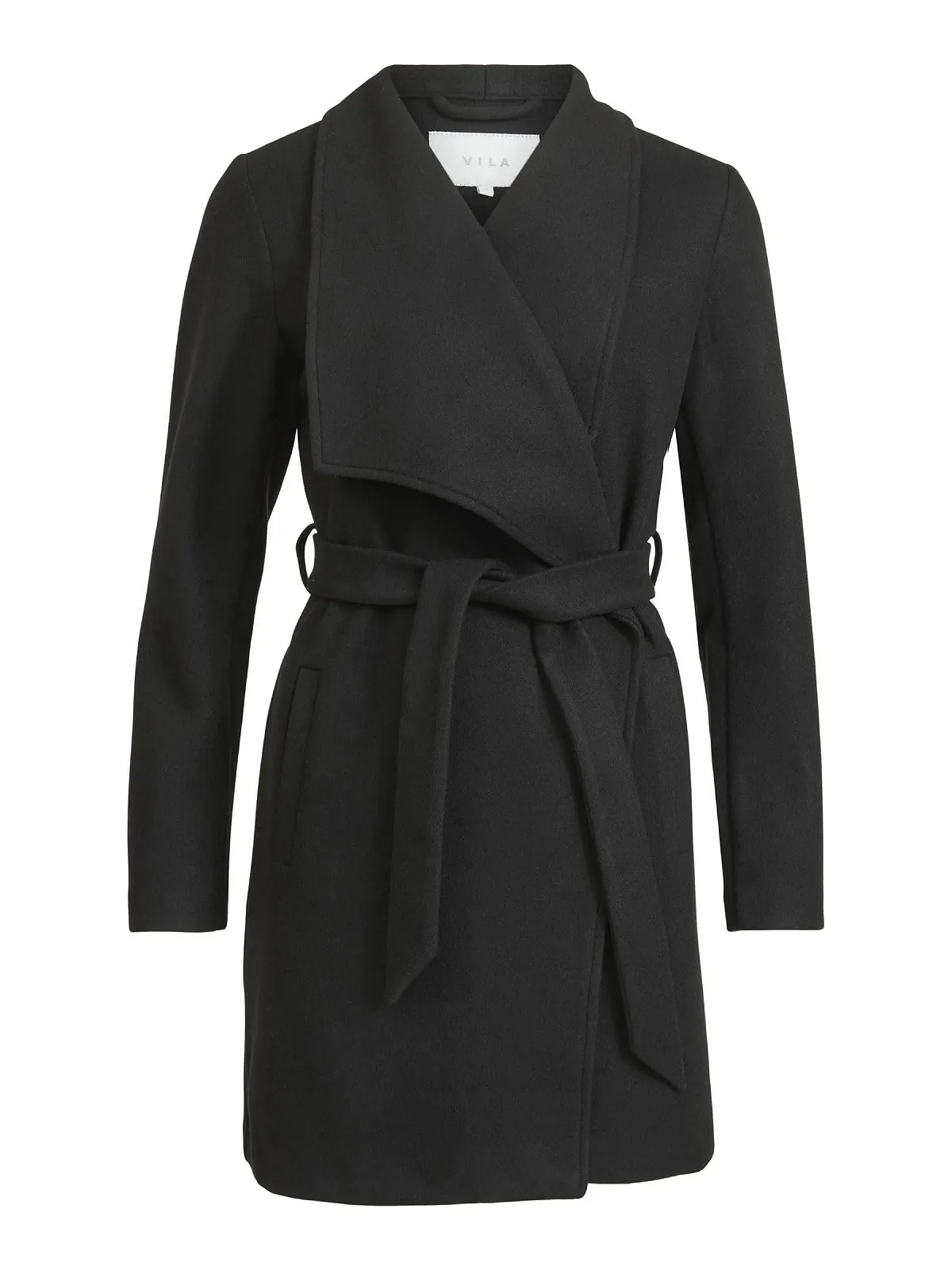 Пальто Vila Женское С поясом, фото №2 Пальто Vila Женское С поясом, фото №2