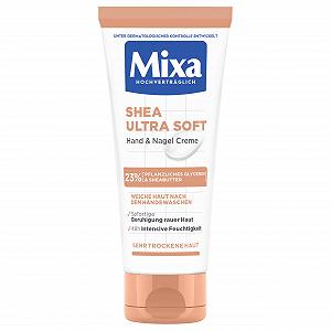 Крем для рук и ногтей Mixa Shea Ultra Soft - Питательный бальзам для сухих, потрескавшихся и шершавых рук, защита и интенсивный уход с глицерином и маслом ши, 100 мл - Фото 1