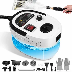 Пароочисник ручний 2500 Вт 1200 мл 3.0 бар White ціна на synthetic.ua - Фото 1 Пароочисник ручний 2500 Вт 1200 мл 3.0 бар White synthetic.ua - Фото 1