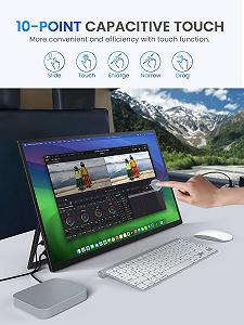 Монітор портативний сенсорний 18.5" UPERFECT Full HD IPS 120 Гц synthetic.ua - Фото 1