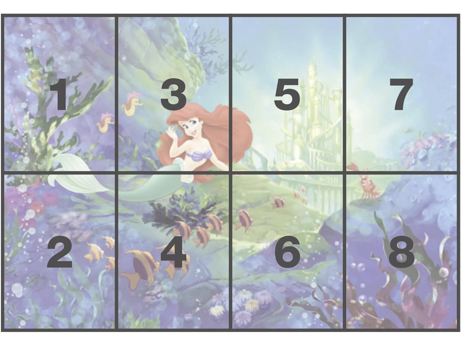 Фотошпалери Komar Disney Ariel 8-4021 368 x 254 см Різнокольоровий, фото №4