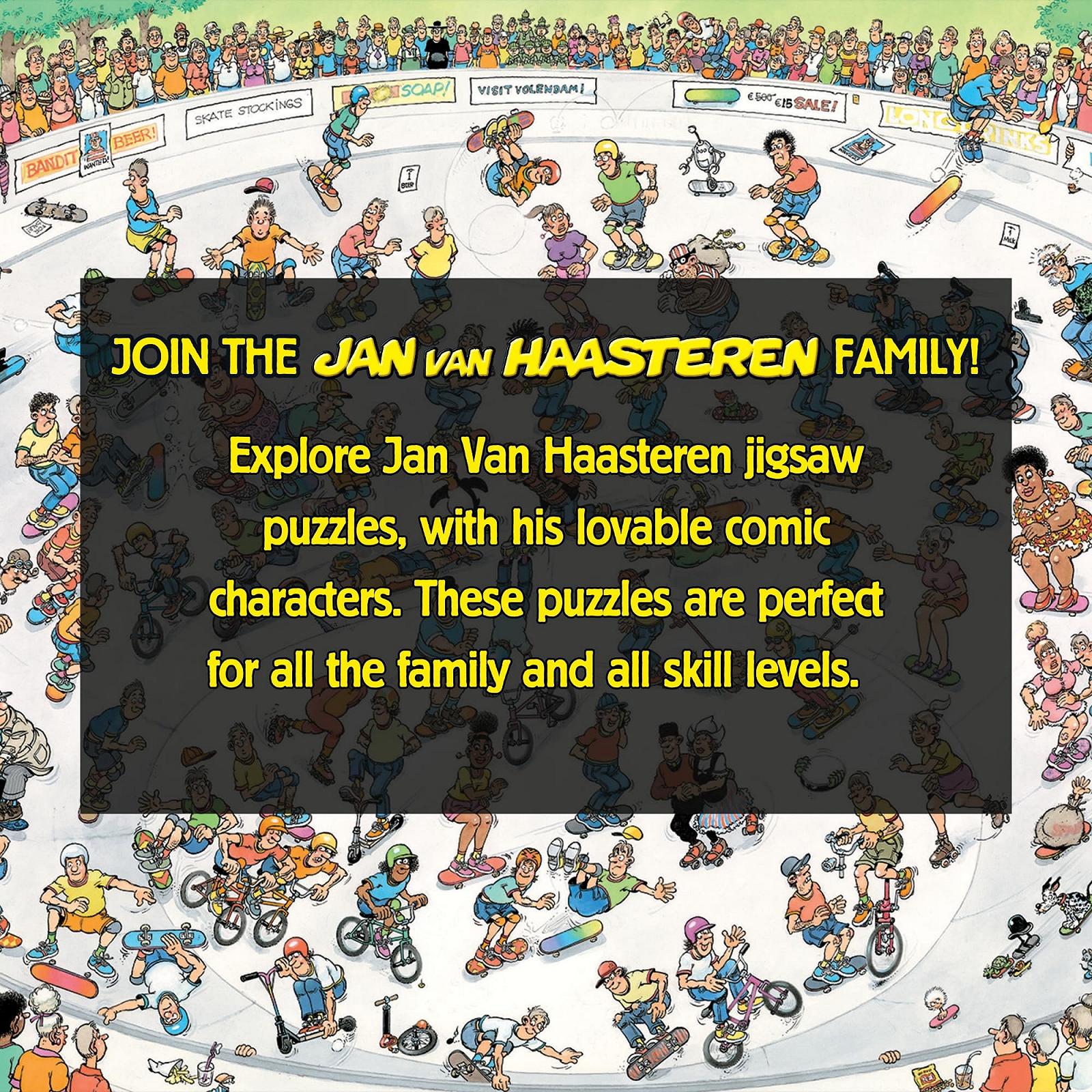 Пазл Jan van Haasteren Skateboarding in the Bowl 1000 елементів, фото №5