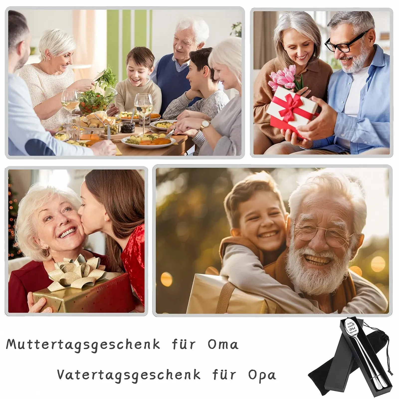 Ложка Кавова  Grandma and Grandpa  2 шт., фото №2