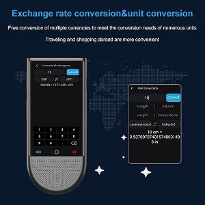 Переводчик языка Sorandy, 1 ГБ + 16 ГБ, 138 языков, оффлайн/онлайн перевод фото языка, устройство для перевода в реальном времени с 4-дюймовым сенсорным экраном, для путешествий, бизнеса synthetic.ua - Фото 1