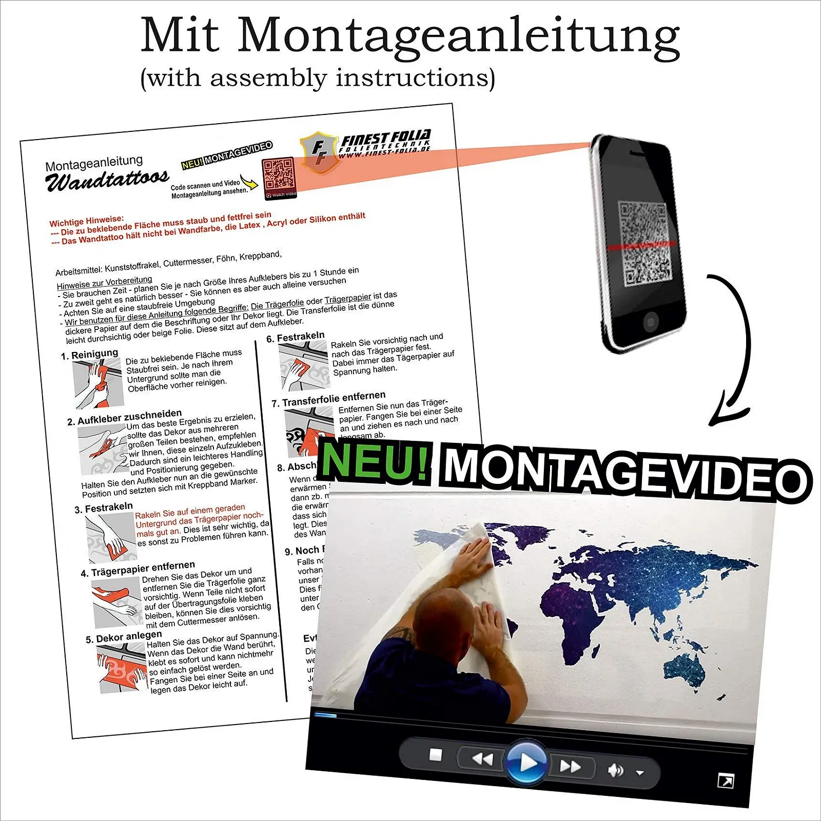 Наклейка на стіну W008 3D Graffiti 07 Sprayer 97 x 53 см, фото №6